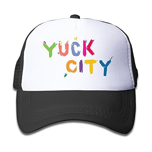 Toddler Yuck Logo Adjustable Snapback Mesh Caps Black One Size