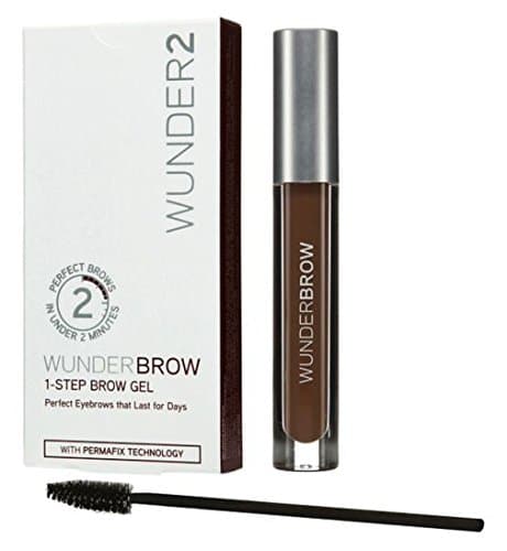 WUNDERBROW The Perfect Eyebrows That Last for Days in Under 2 Minutes Brunette -3G (Black/Brown)