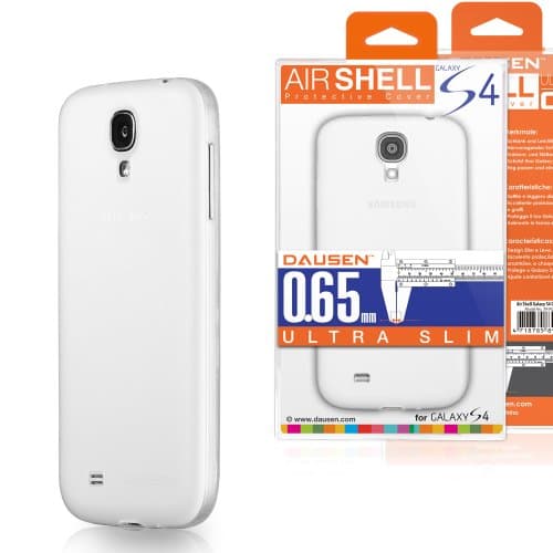 Dausen TR-RG512WT Air Shell Protective Case for Samsung Galaxy S4 - Retail Packaging - White