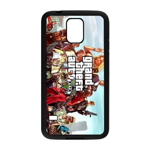 Interesting Front Cover Design GTA5 Grand Theft Auto Style For Samsung Galaxy S5 Hard Plastic Cases (5)