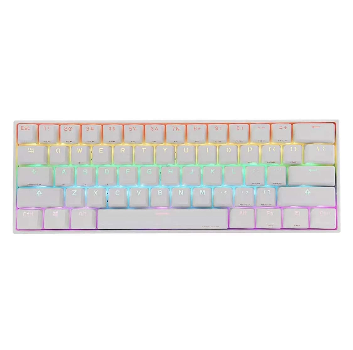 [Gateron Switch] Obins Anne Pro 2 60% NKRO Bluetooth 4.0 Type-C RGB Mechanical Gaming Keyboard (Black, Brown Switch)