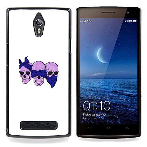Scarf Bikers Motorcycle Death Skull Designed Hard Plastic Protective Case King Case For Oppo Find 7 X9007