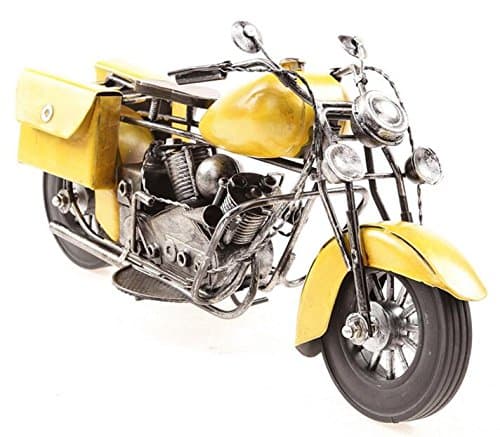Sport Scout Motorcycle Die Cast Scale Model (Yellow)