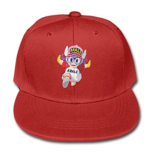 Red Dr.Slump Arale Baby Adjustable Snapback Baseball Hat