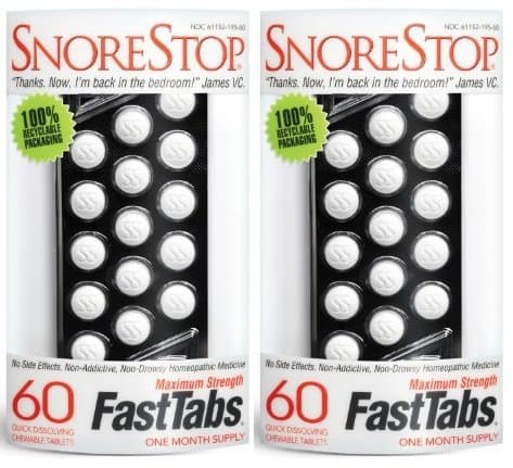 SnoreStop FastTabs (120 count)