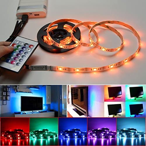 USB LED Light Strip for TV, Waterproof Led Tape Light Kit - 6.56ft/2M 5V 5050 60LED (6.56 FT)