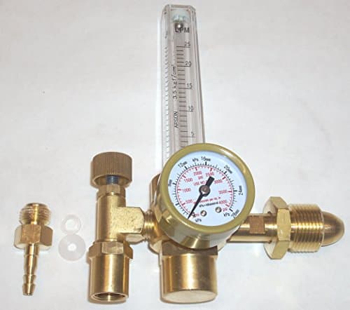 Argon or Argon/CO2 Flowmeter for Mig Tig or Welding Regulator CGA 580