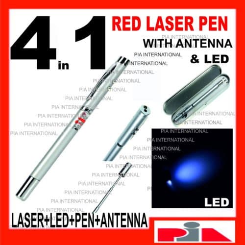Kidsgenie 4 in 1 Laser Pointer with Antenna Plus Magnetic Tip