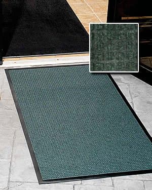 Heavy Duty Entry Door Mat -FloorGuard - 2' x 3' - Green - Commercial/Industrial Highly Absorbent Entrance Doormat