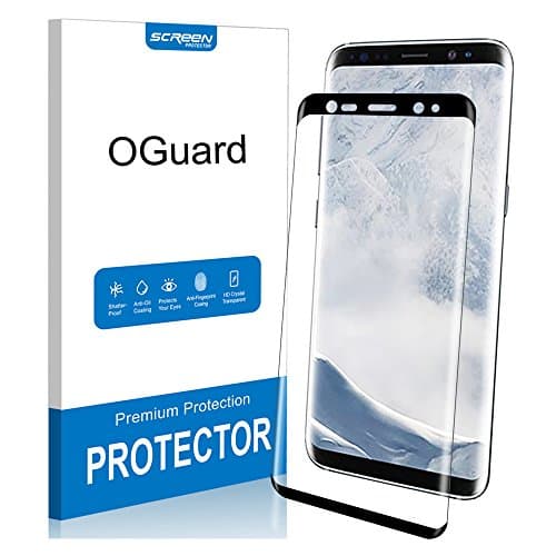 OGuard PREMIUM Scratch-Prevention 100% Full Coverage Anti-Bubble Strengthened Clear TPU Soft FILM Screen Protector for Samsung Galaxy S8 [DRY APPLICATION][Case Friendly]