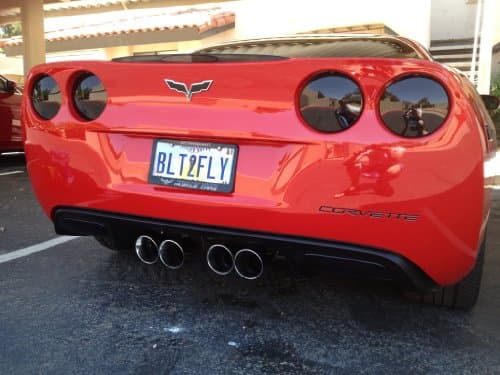 2005-13 C6 CORVETTE REAR BLACKOUT 5PC KIT