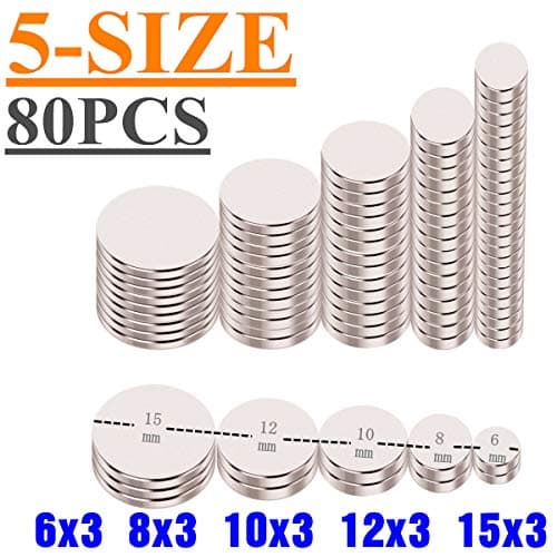 Refrigerator Fridge Round Disc Magnets Powerful Strong Neodymium for Magnet Hooks Heavy Duty Hanging Kitchen