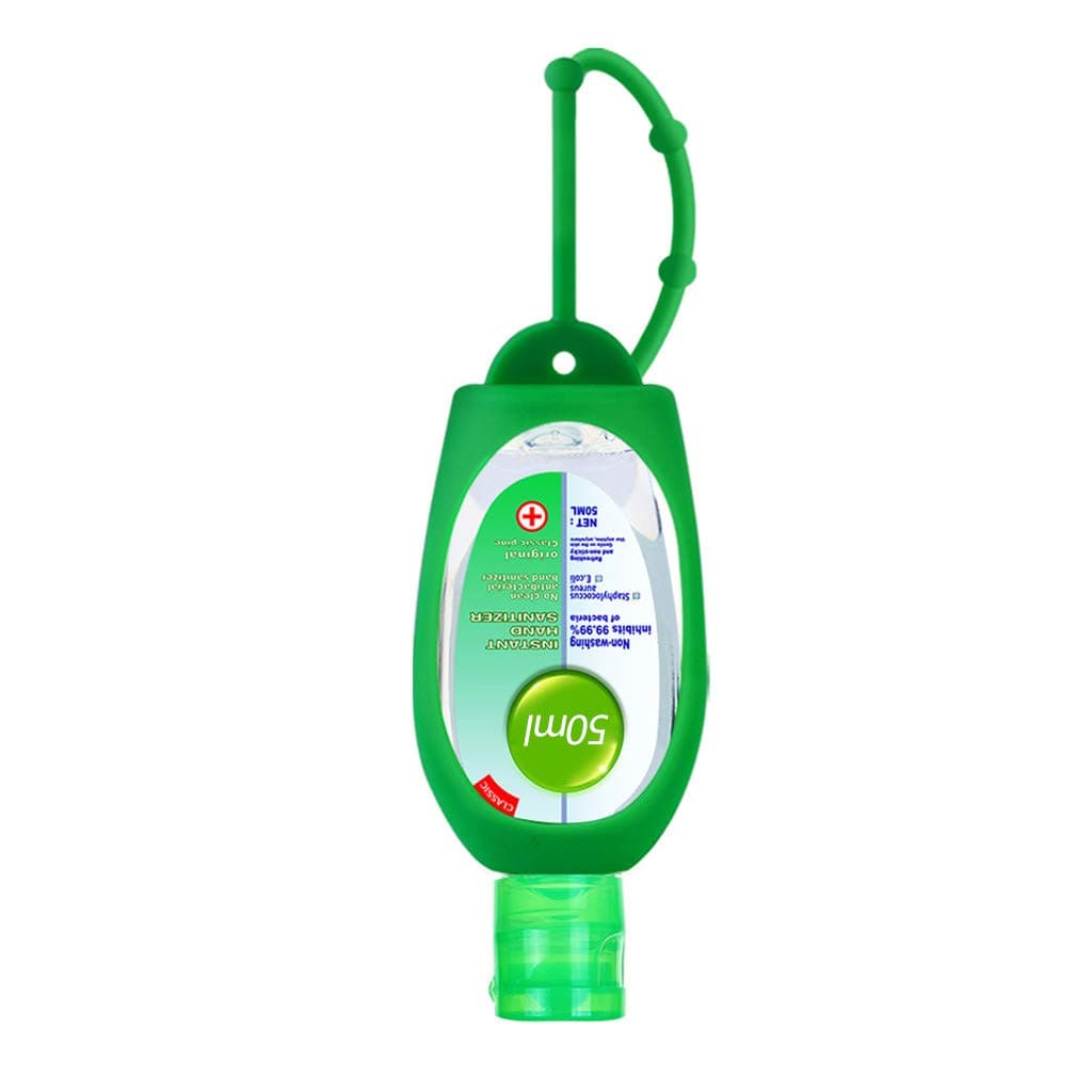 Cithy Mini Spray Hand Wash A Box Saniti zer Hand Soap Portable Mini All in One for School Office (1PC 50ML Green with Hang Cover)