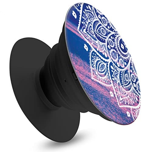 iStrip Pop Expanding Stand and Grip For Smartphone Tablets (Purple Mandala)- Phone Accessories