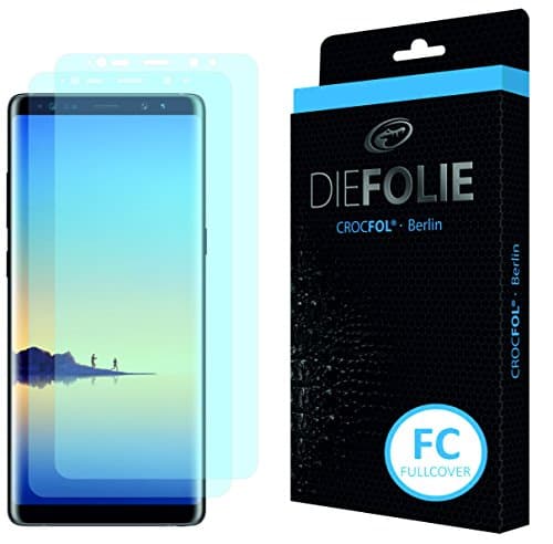 Samsung Galaxy Note 8 Screen Protector (2 Pack) DIEFOLIE – Extra Liquide Glass Included (1. Fullcover)