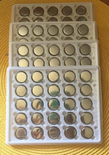 WAT 100 pcs LIR2032 rechargeable Bulk 3V lithium battery compatibility with KCR2032 LM2032 2032 DL2032 BR2032 CR2032 2032