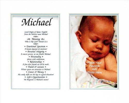Townsend FN03Oliver Personalized Matted Frame With The Name &amp; Its Meaning - Oliver
