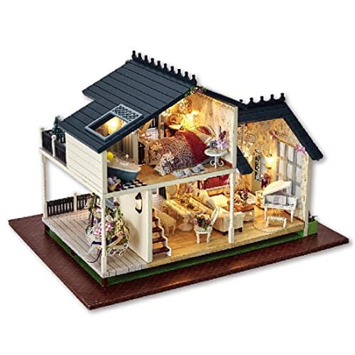 CUTEBEE Doll House Miniature DIY Dollhouse