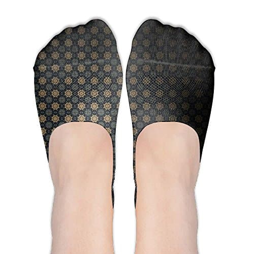 Floral Pattern Abstract Creative Women's Polyester Cotton Ship Socks Stockings