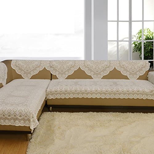 Sofa chiffon lace scarf/ sofa cushion in summer/ summer cool pad/Sofa cushions/ sofa cover towel-A 90x200cm(35x79inch)
