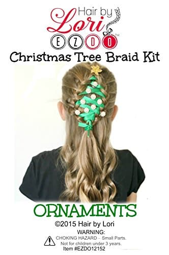 Hair by Lori EZDO Christmas Tree Braid Kit - Ornaments