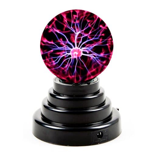 LoveCam Plasma Ball Lamp Light [Touch Sensitive] Nebula Sphere Globe Novelty Toy - USB or Battery Powered
