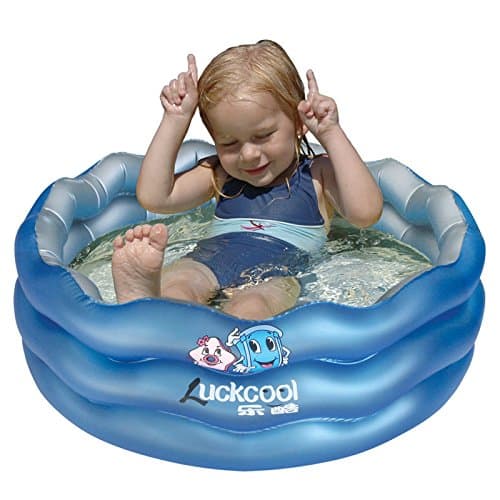 Intime Tricyclic Wavy Inflatable Bathtub Pool Double Bubble Bottom