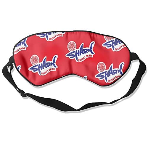 GUOFULIN Sleeping Eye Mask Word Shark Silk Adjustable Eyeshade Silk Mask Shade