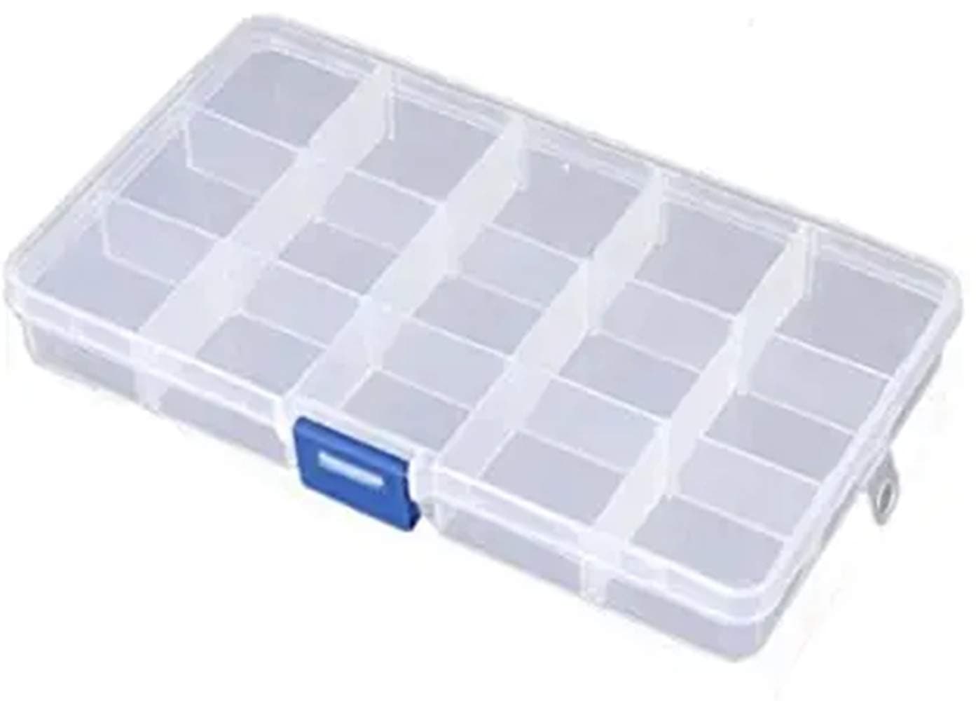 ANNIUP 5pcs Storage Box Plastic Organizer Container Storage Box for Jewelry Beads Earring Tool Fishing Hook Small Accessories 10 Grids