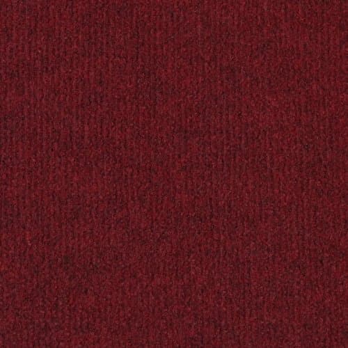 Cord Carpet, Dark Red, Cheap Thin Flooring - 2m x 4m