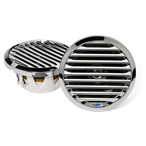 Aquatic AV PR 6.5 Pro-Series Chrome Marine Speaker 100W MAX, 50W RMS Chrome AQ-SPK6.5-4LC