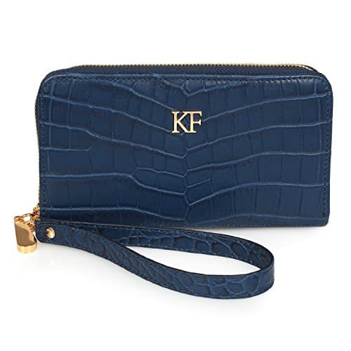 Katerina Fox Leather Wristlet Wallet (KF-1104)