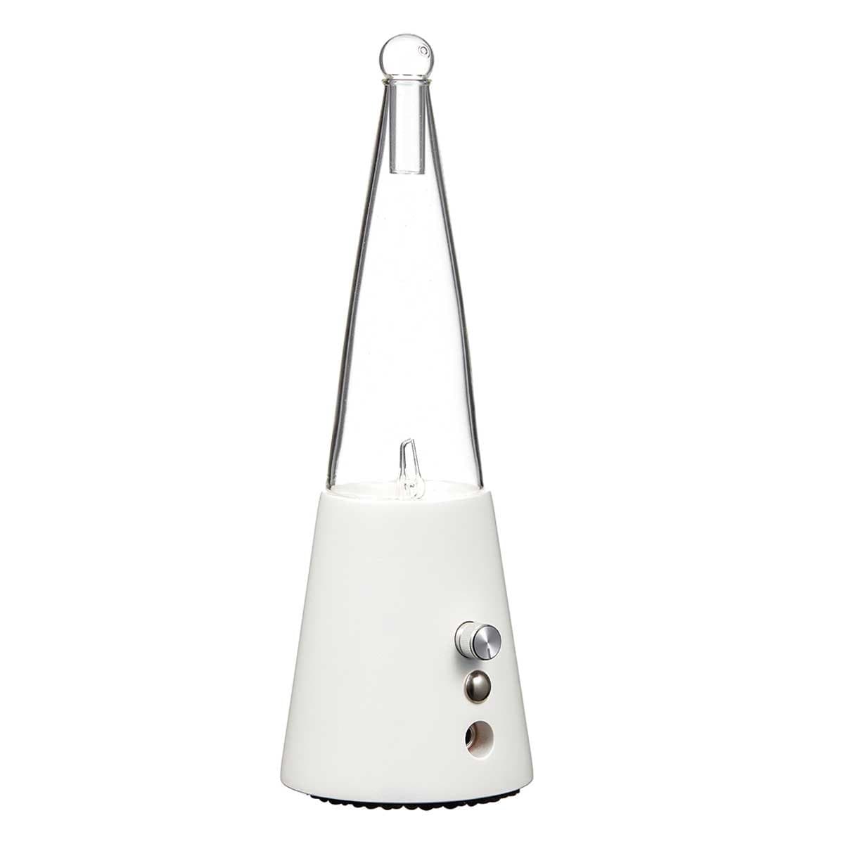 Exquisite Nebulizing Essential Oil Diffuser for Aromatherapy by Organic Aromas - White-Colored Wood Base with Glass Reservoir (White) …