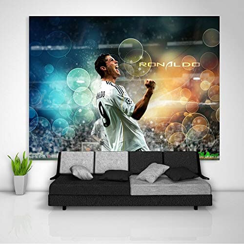 JackGo7 C Ronaldo Wall Hanging Sofa Table Bed Cover Mural Beach Blanket Home Dorm Room Decor Gift (80X60inch/200x150cm)