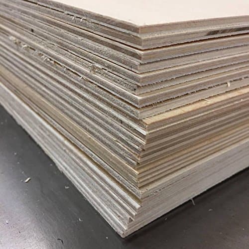 8" x 10" - 1/8" Baltic Birch Sheets (40 pieces) perfect for Laser Engraving, Painting, or Crafting