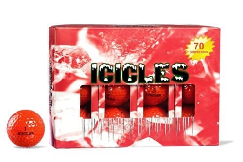 ICICLES Women's V Golf Ball, Red by Icicles