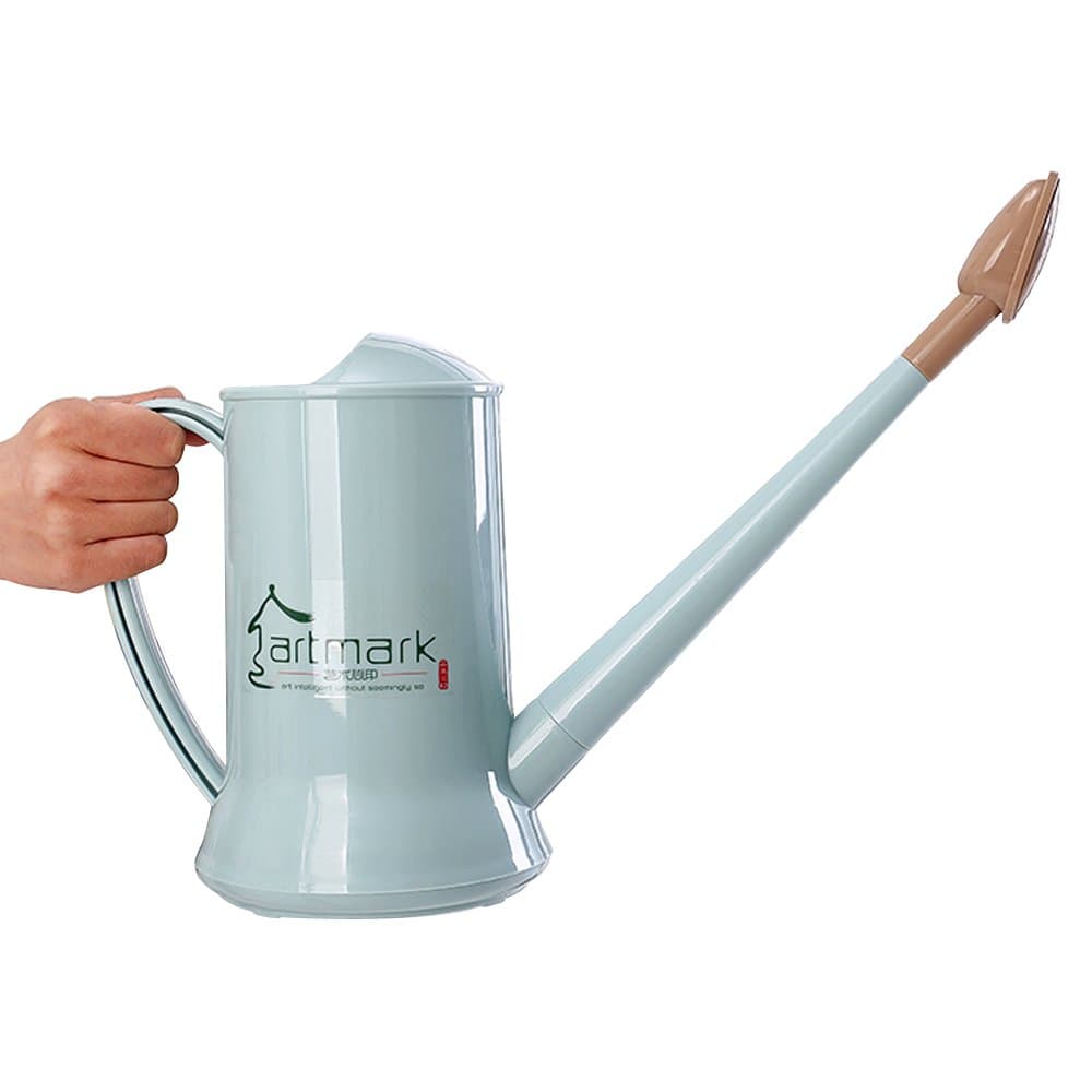 Premium High-Grade Plastic Watering Can Long Spout 2L(360 Degree Rotation Shower Head) Blue
