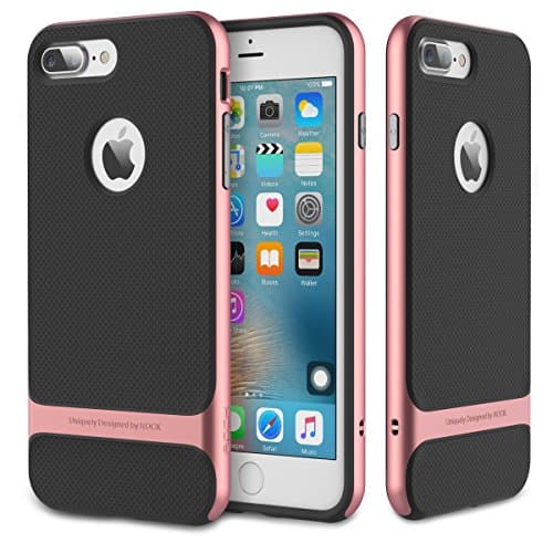 Cover Case For iPhone 7 Case.ROCK [Royce Series]Anti-scratch Drop Protection Ultra Thin Slim Fit Hard PC Bumper + Soft TPU Protective Case for Apple iPhone 7