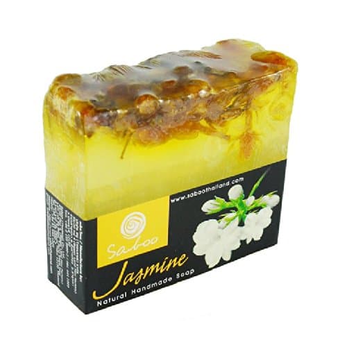 Jasmine Natural Handmade spa soap 3.5oz (100g) Square cut Organic Bath Bar