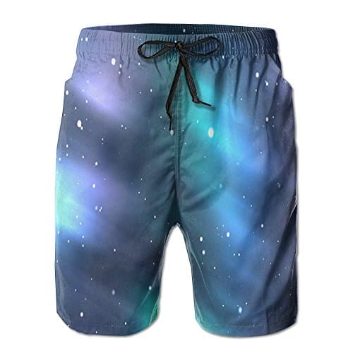 Dazzle Colour Good-looking Men's Beach Pants Casual Quick-Dry Bathing Suits Swim Trunks Cargo Shorts With Pockets