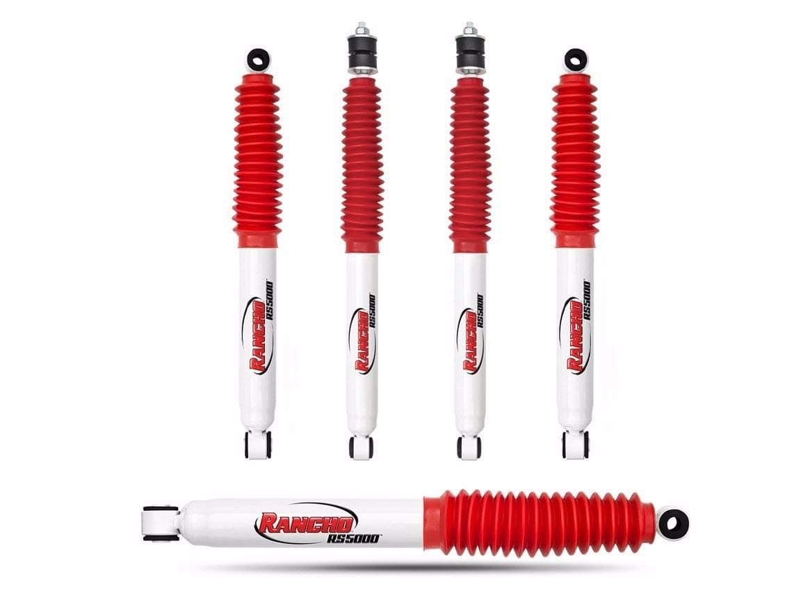 Rancho RS5000 Hydro Shocks & Stabilizer Kit for 99-01 Grand Cherokee w/2-3" WJ
