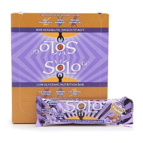 SoLo Low Glycemic Nutrition Bar, Peanut Power 12 ea