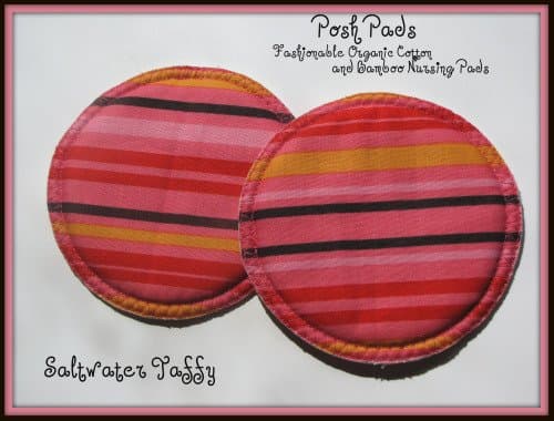 Posh Pads Reusable Nursing Pads, Saltwater Taffy