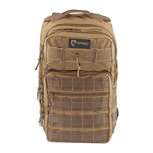 Drago Gear Ranger Laptop Backpack, 18" x 17.5" x 12.5", Tan