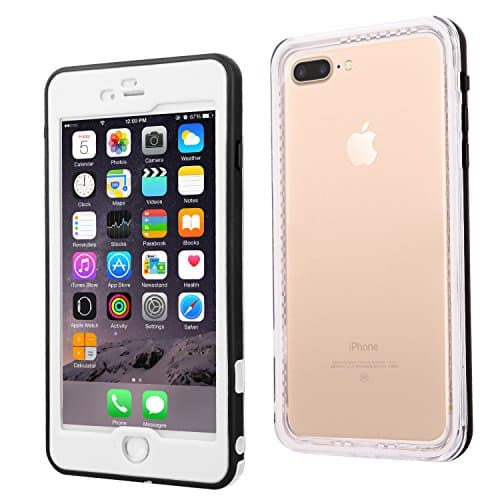 iPhone 7/6s/6 Waterproof Case Vproof [4.7.inch] [Fully Sealed] [Lens Protected] [Sensitive Touch Screen] [360°Protection] Cover Perfectly Fit for iPhone 7 (White)