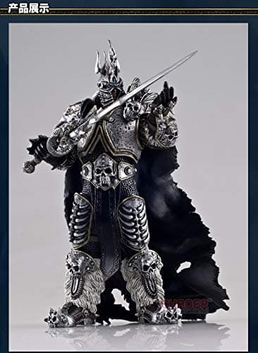 KattyPT Action & Toy Figures - Wow Arthas Menethil The Lich King illidan Stormrage Deathwing Sylvanas vashj Priestess Action Figure Collection Model 1 PCs