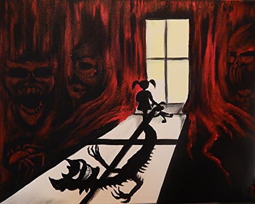 Her Dark Mind by Ed Capeau 36x24 CANVAS Gallery Wrap Giclee Edition Art Print Poster Wall Decor Little Girls Nightmare Monsters Imagination