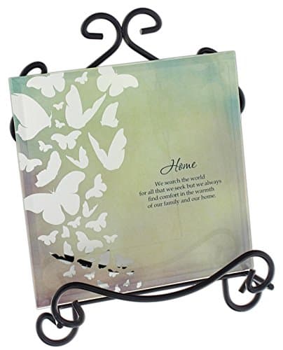 Bundle of 2 - Green Rhino 6" Sentimental Mirror Plaque with Easel Stand (Home)