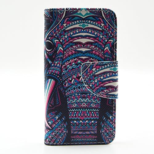 540 Case Microsoft Nokia Lumia 540 Kickstand Case,Bat King Long Nose Elephant Design Premium PU Leather Wallet Flip Kickstand Case Cover for Microsoft Nokia Lumia 540