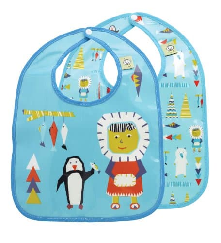 Sugarbooger Mini Bib Gift Set, Polar Pals, 2 Count